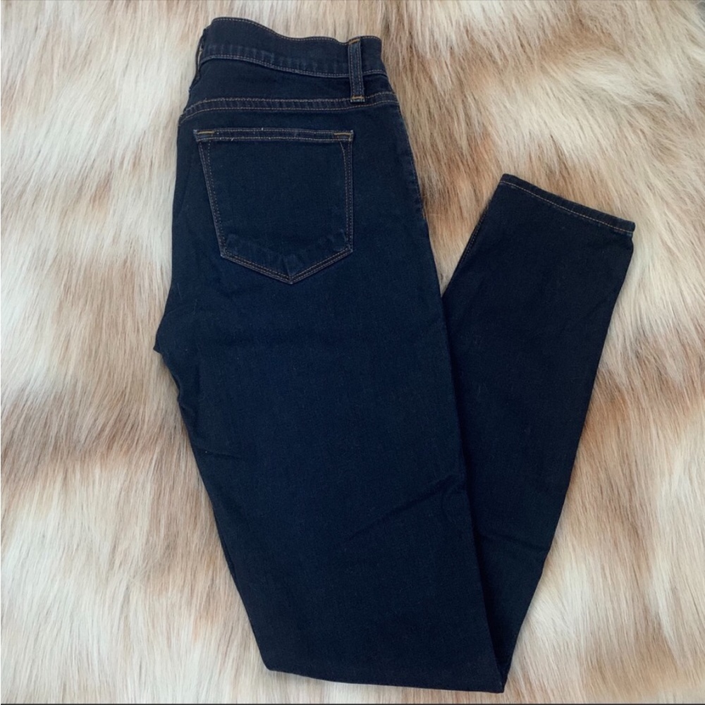 J Crew Toothpick Skinny Jean Dark High Rise